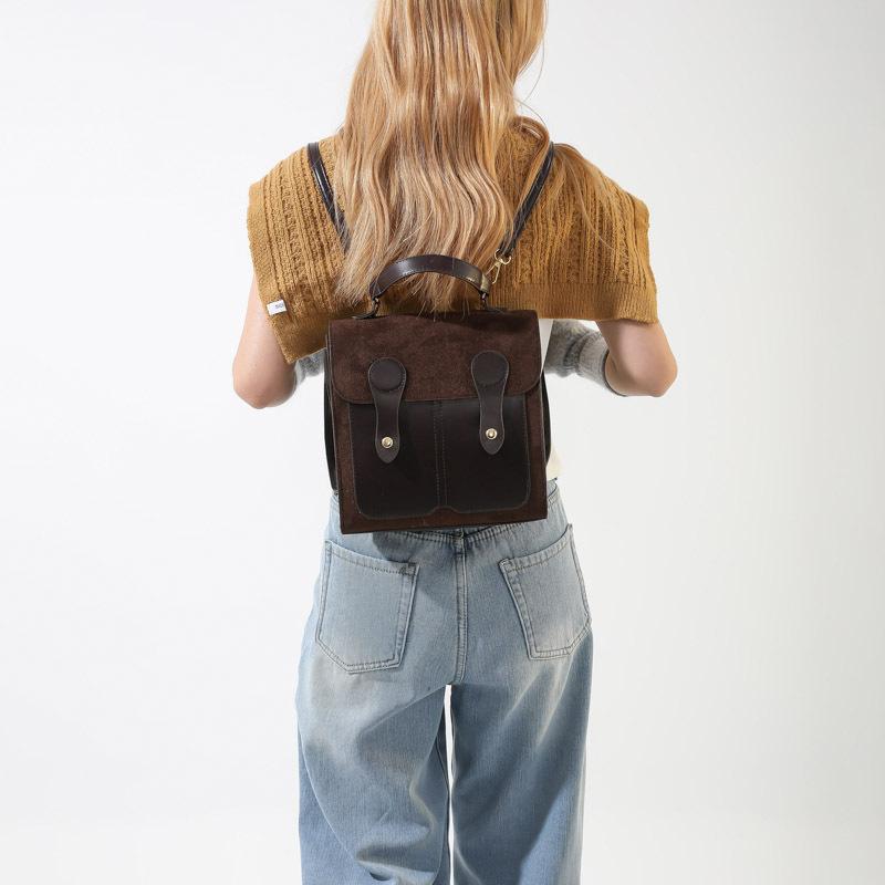 Сумка Niche Design для женщин, новый рюкзак, ретро-ручной корейский повседневный однотонный рюкзак