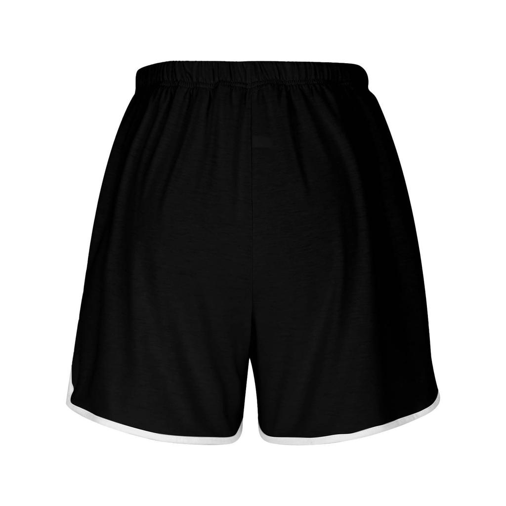 Шорты для бега для женщин, летние повседневные спортивные шорты для занятий йогой, однотонные шорты с карманами