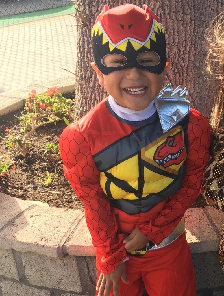 Костюм Power Rangers Red Dragon для детей с мускулами на вечеринку в честь Хэллоуина