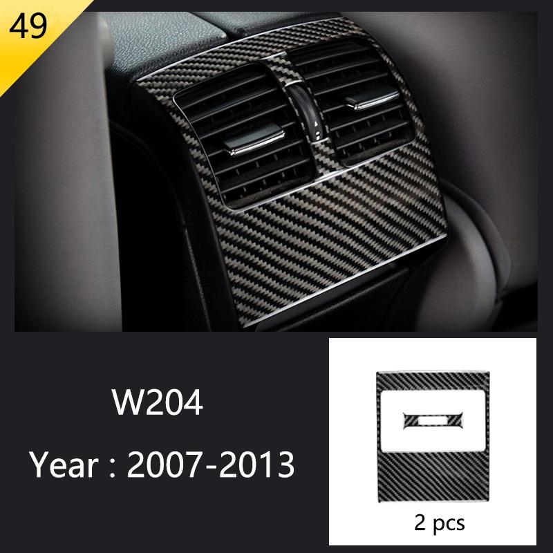 Для Mercedes Benz C Class W204 C180 C200 C260 автомобильная панель окна двери из углеродного волокна полоса защитная отделка наклейка аксессуары