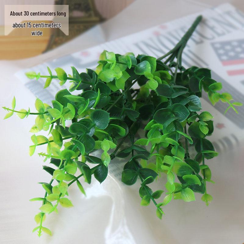 Silk Fake Flower Bouquet for Living Room or Dining Table Decor - Plastic Dried Flower Bonsai Ornaments