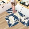 Fashion Simple Nordic Soft Kitchen Rug Anti-Fatigue Kitchen Rug Waterproof Non-Slip Rugs Set Runner Rug Bedside Rug Absorbent Carpet For Kitchen