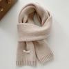 Selected Australian Pure Wool 100% Wool Scarf Solid Color Versatile Women'S New Winter Warm Knitted Scarf