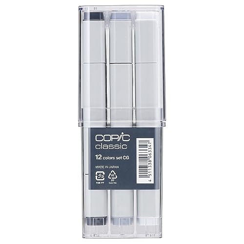 CopicToo Copic Classic 12 Color Set CG