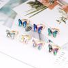 Personality Women Girls Korean Butterfly Open Ring Crystal Fashion Jewelry Finger Rings