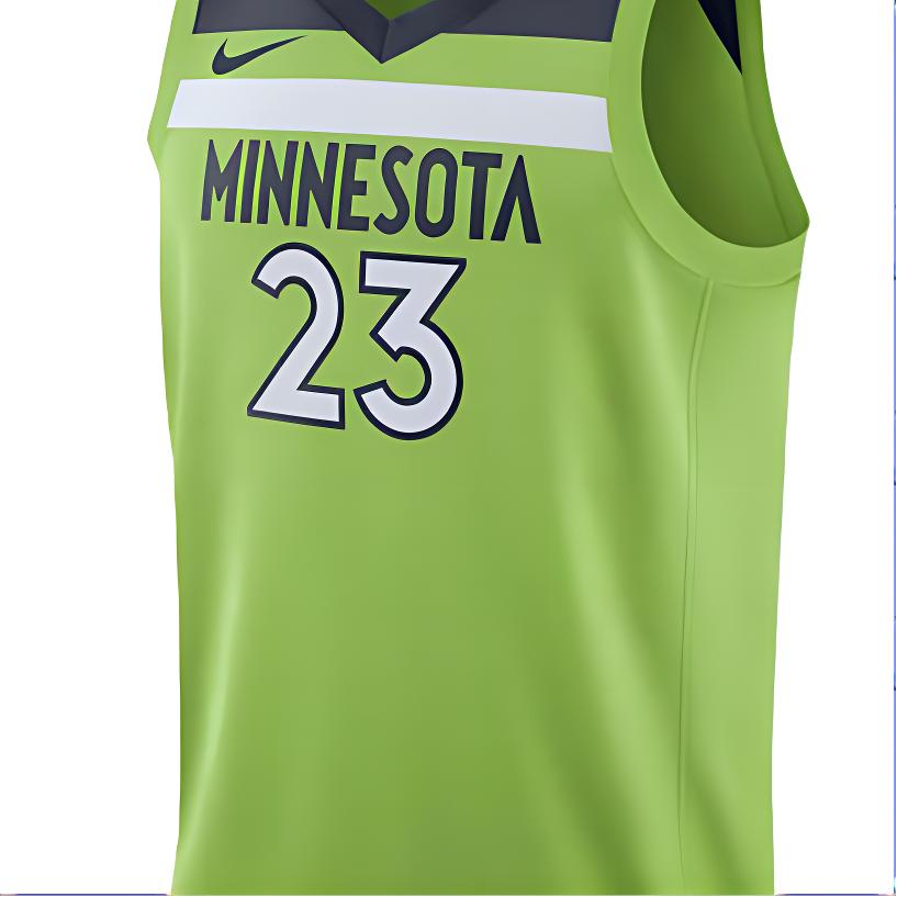 Nike Джерси игрока НБА Swingman Edition — мужские футболки Timberwolves Butler #23, зеленые 877213-316
