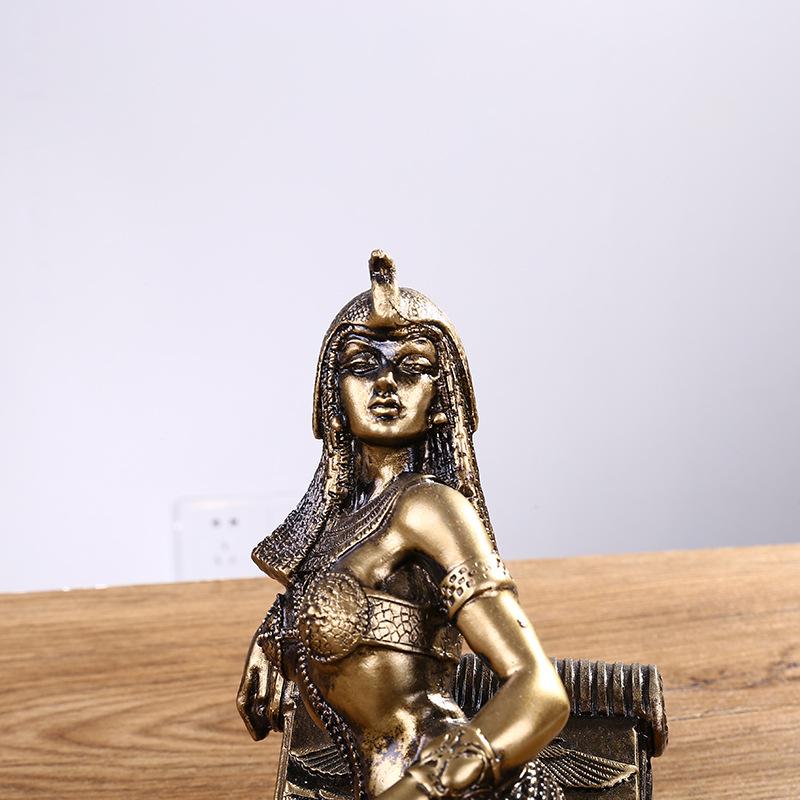 Египет Фараон Клеопатра Статуя Ретро Мумия Скульптура Бар Магазин Витрина Настольное Украшение Домашний Орнамент Туристический Сувенир Подарки