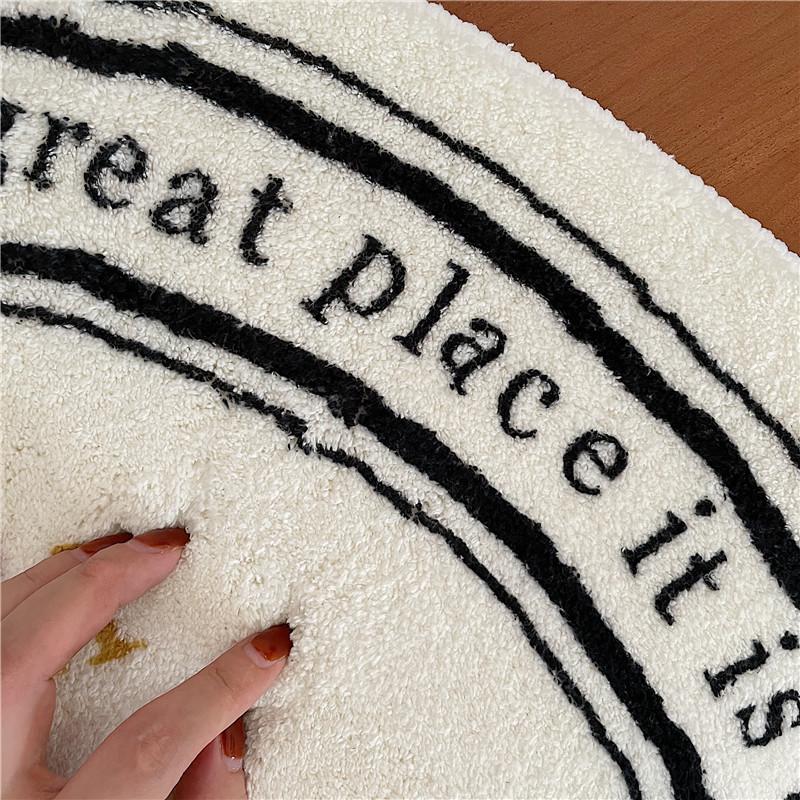 Нескользящий коврик для ванной Ins Style, коврик для двери, впитывающие ковры, входные коврики, коврики для балкона, крыльца, коврик для гостиной, ванной комнаты