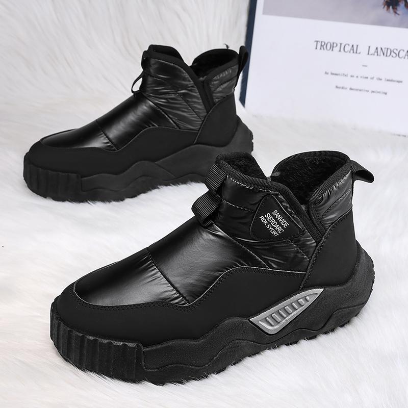 Модные серебристые теплые мужские зимние ботинки, удобные плюшевые зимние ботинки для мужчин, легкие повседневные ботинки на платформе для мужчин, Zapatos Hombre