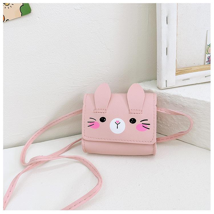 Новая детская сумка с милым кроликом, маленькая сумка, повседневная сумка через плечо, сумка-мессенджер, мини-сумка для пеленания младенцев с рисунком