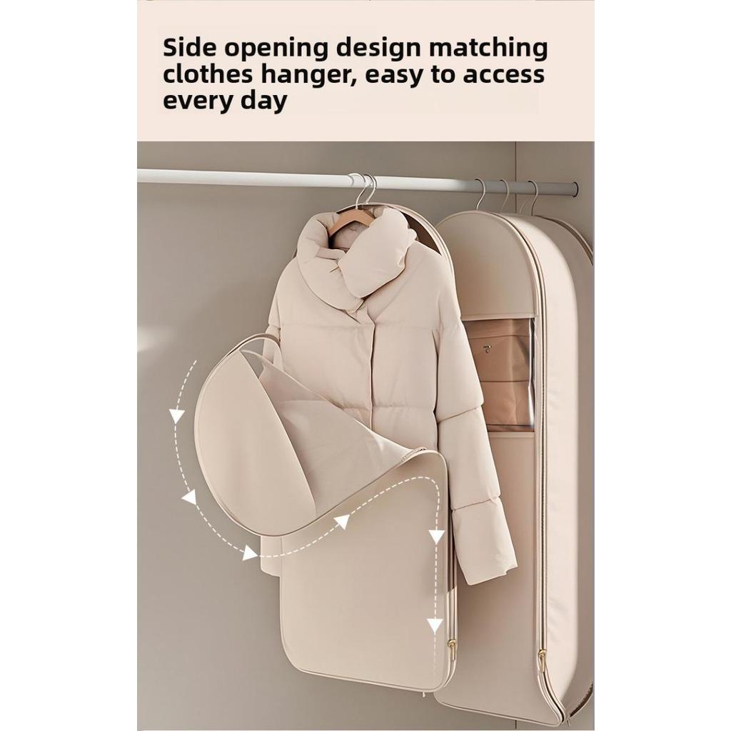 Подвешивание, Сжатый, Пылезащитный, Одежда, Пуховик, Мешок для хранения, Пылесборник, Гардероб, Сезонная смена, Прозрачный