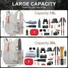 High Quality 15L Hiking Backpack Lightweight Foldable Small Backpack Compact Multiple Pockets Ultralight Hiking Daypack Hiking