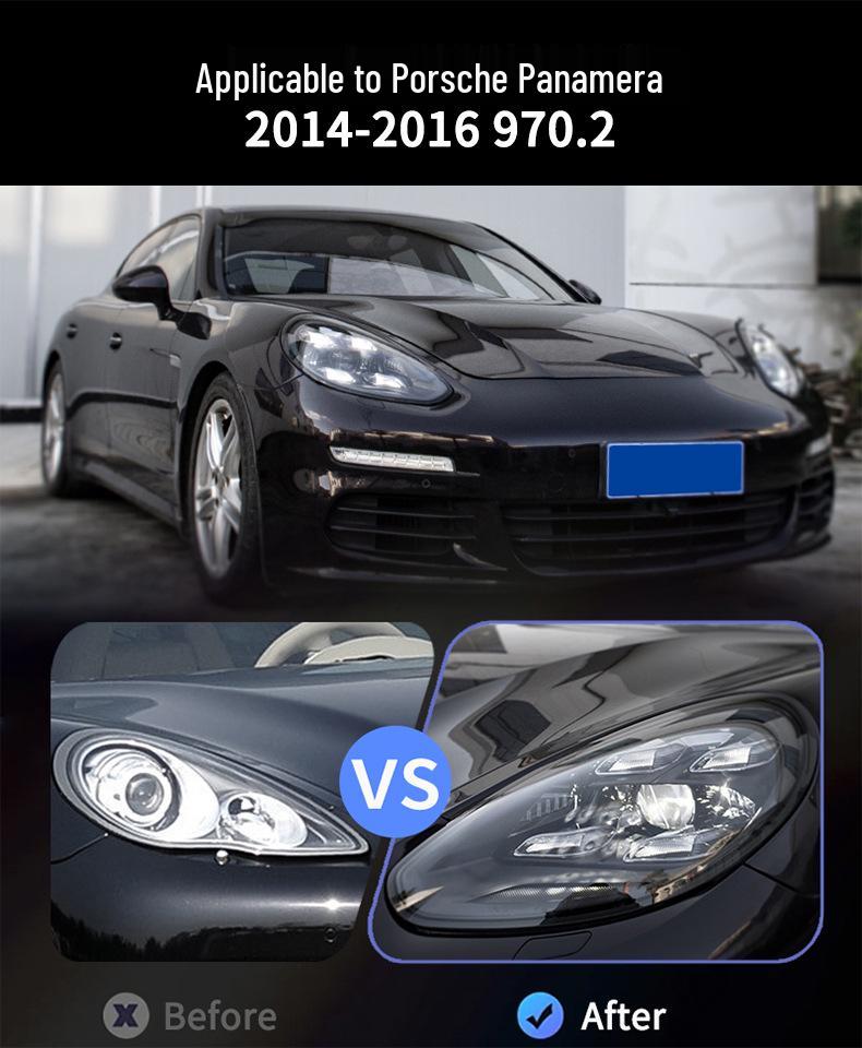 Headlight Assemblies for 2011-2014 Porsche Cayenne, with 2024 Matrix LED Options.