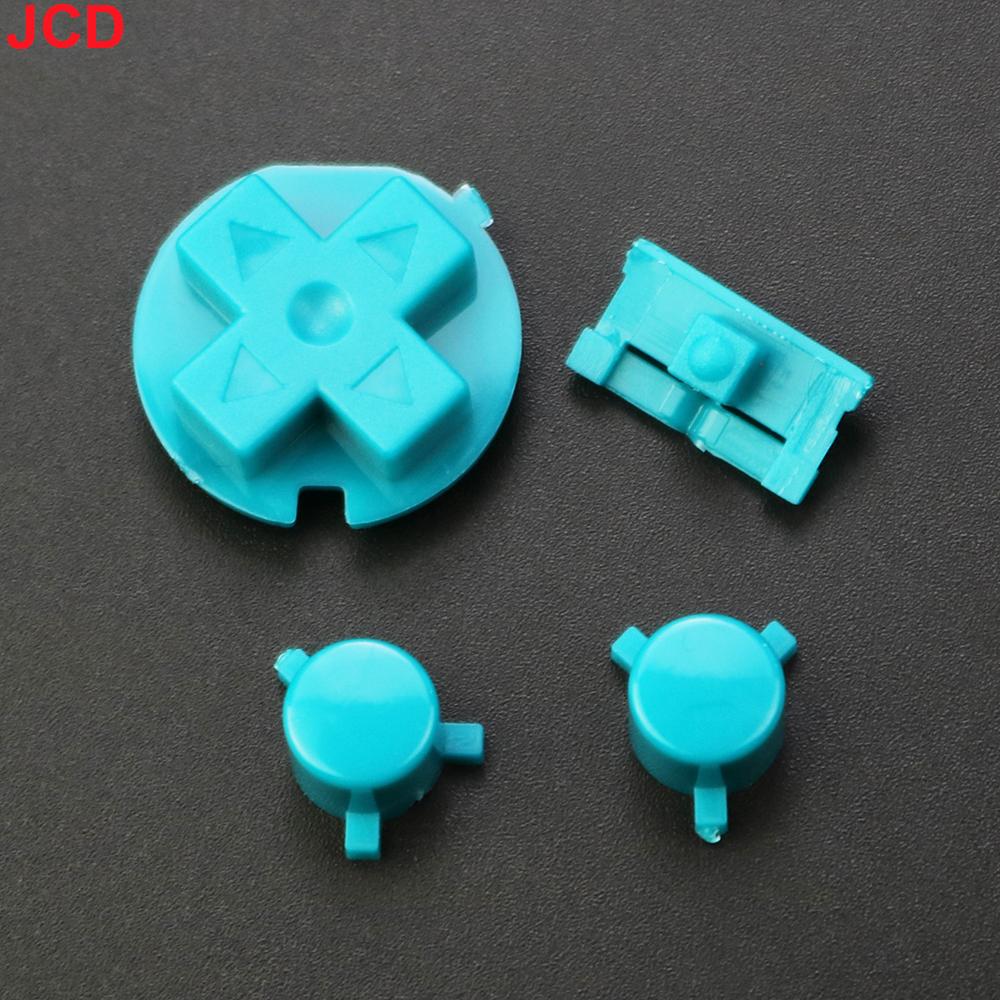 JCD 1 Set Colorful Replacement Buttons Set Replacement For Game boy GBP Console On Off Button A B Buttons D Pads Replace