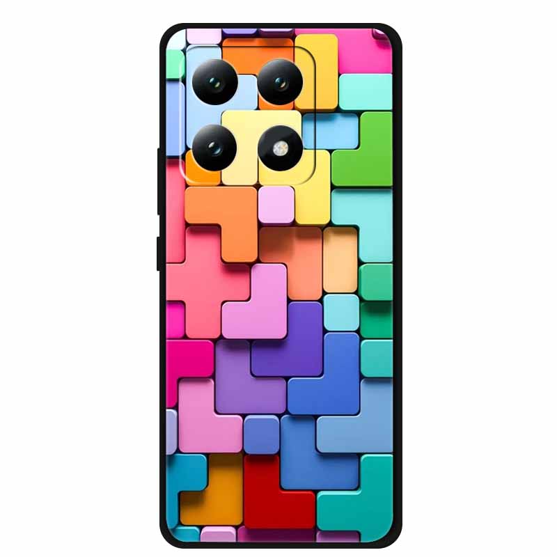 Для Xiaomi 15T 5G Чехол Цветы Мягкий Силикон ТПУ Задняя Крышка Для Xiaomi 15T Pro 5G Capa Boho Цветная Защита от Царапин