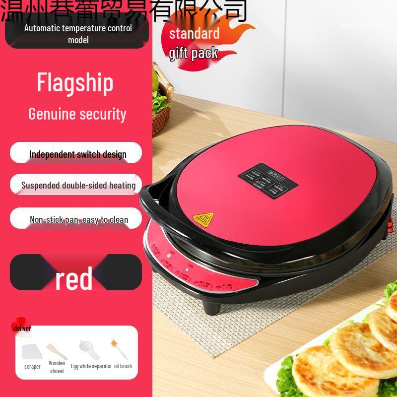 Electric Griddle with Increased Depth: Double-Sided Heating Pan for Frying, Grilling, Baking, and Pancake Making
