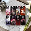 Чехол для телефона H-Hell P-Paradise Jigokuraku Для iPhone17,16,15,14,13,12,11 Plus,Pro Max Черный Конфетный Посеребренный Чехол