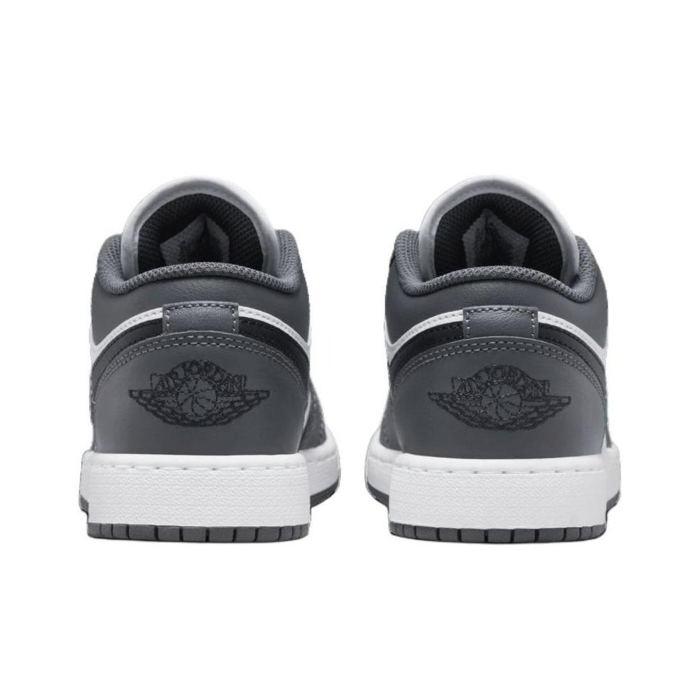Air Jordan 1 Low GS Iron Grey Black Детские кроссовки Белый 553560-152
