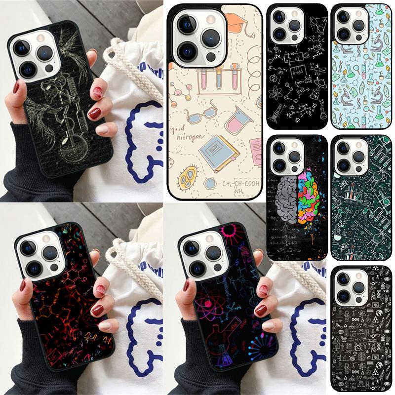 Biology and Chemistry Phone Case For iPhone 17 Air 15 16e 14 13 Pro Max Coque 12 11 Pro Max PLUS cover