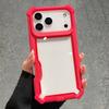 Прочный ударопрочный чехол для iPhone 17 Air 16 15 14 13 12 11 17 Pro Max Plus, прозрачный бронированный PC+TPU 2-в-1, военного класса