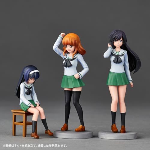 Kaiyodo ARTPLA Девушки и Панцерофилы: Финальная глава Гаражный набор [B] 1/24 Масштаб Неокрашенный Пластиковый Модельный Комплект
