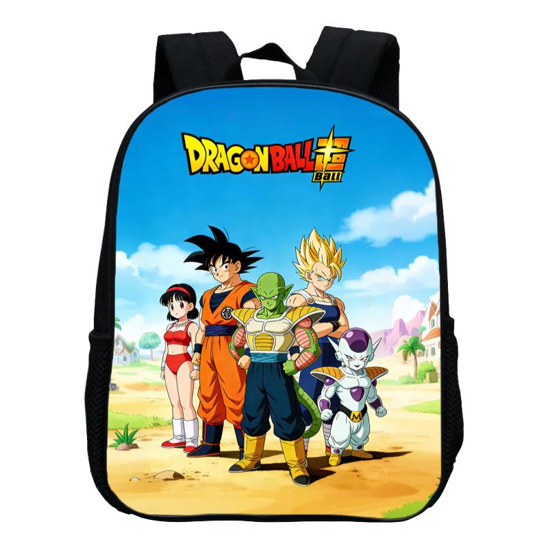 Пенал-рюкзак для детского сада Dragon Ball, Мультяшный рюкзак 12 дюймов, Повседневный и легкий