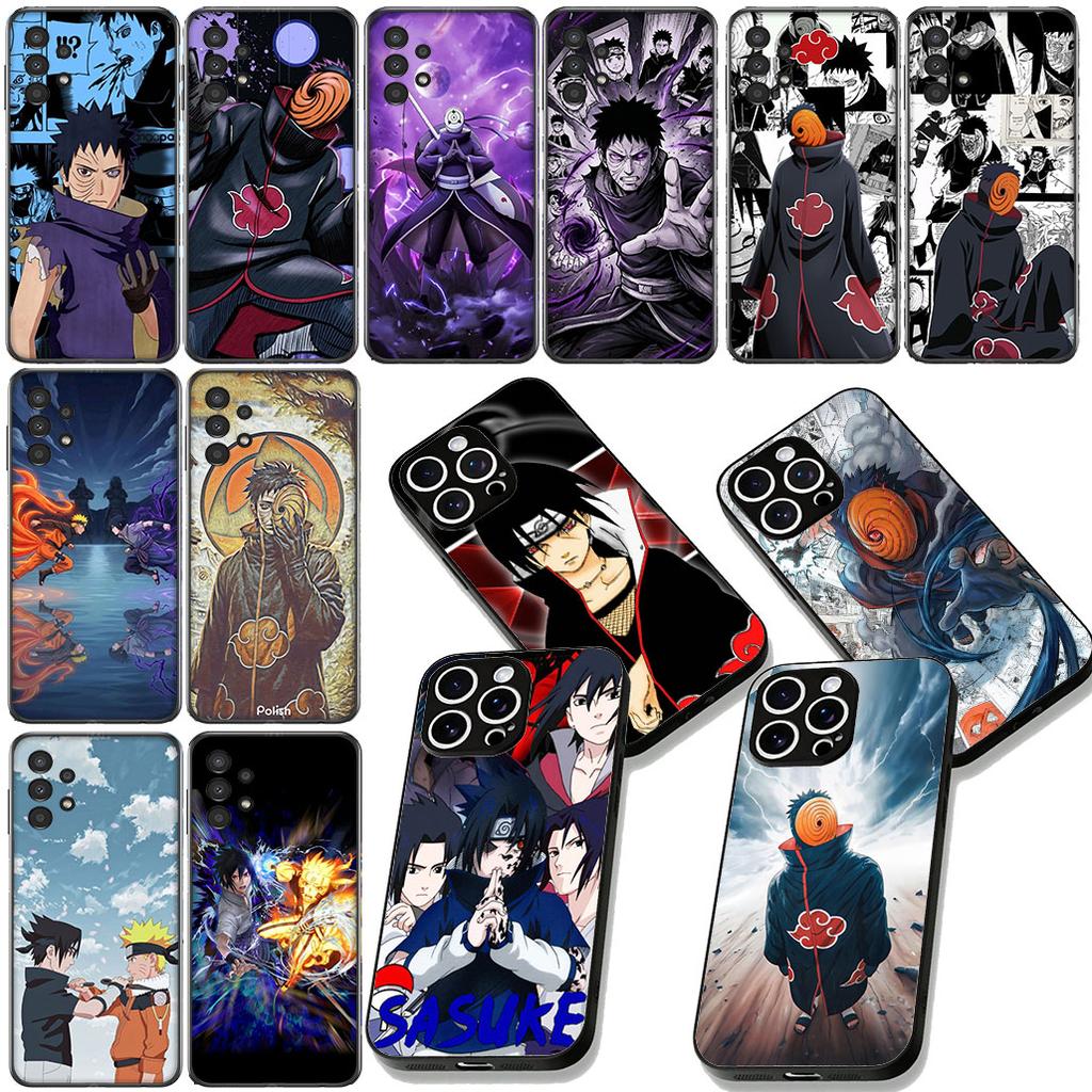Sasuke Tobi Uchiha Obito Narutos Phone Cover for Motorola Moto G86 G14 G35 G34 G45 G55 G67 G75 G85 G24 G15 G54 G57 Power Case