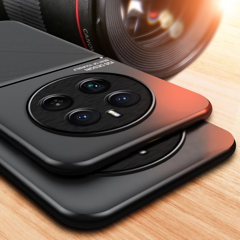 Для Realme 12 Pro Plus Чехол Кожаная Текстура Магнитный Автомобильный Держатель Чехлы для Телефона Для Realme 12 Plus 12Pro+ 5G Ударопрочная Задняя Крышка