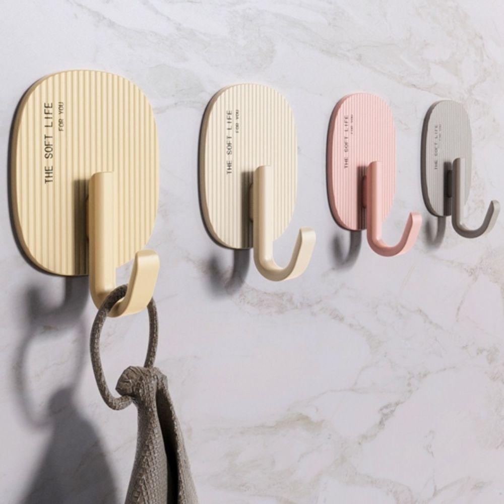 Wall-mounted Wall Hooks Strong Adhesive Coat Hanger Hook Kitchen Hanger  Home Storage Accessories