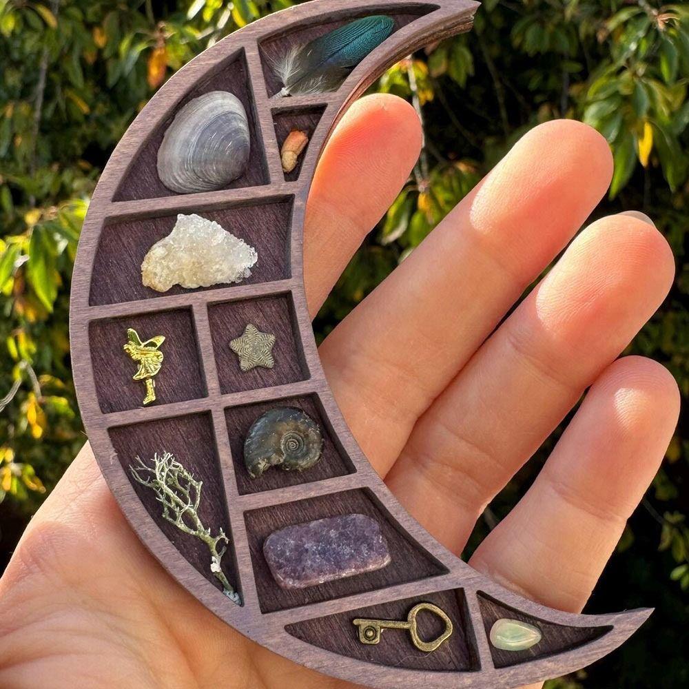 Сердце Звезда Гайка Мини Подставка для украшений Разнообразие Ячеек Полка для кукольного домика Миниатюрная Полка для безделушек Игрушка