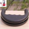 Durable Rubber Handle For Dogs And Cats Non-expanding Leash Handle Black Color 11*8cm