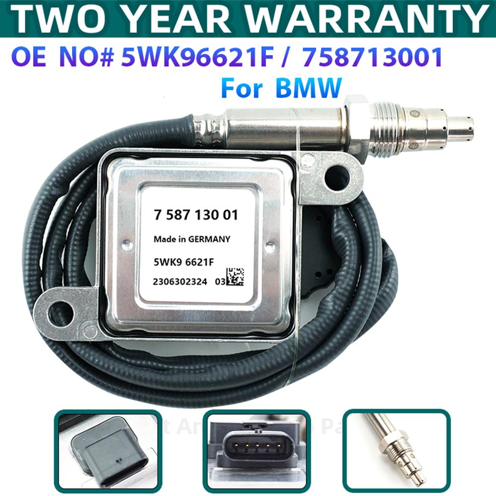 High quality New 758713001 5WK9 6621F 5WK96621F Nitrogen Oxide Sensor For 12V BMW 1 3 Series E81 E87 LCI E90 E91 E92 E93