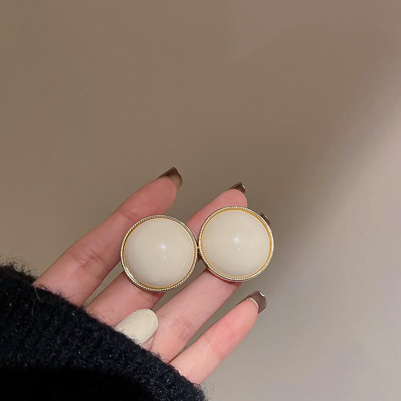 Винтажные серьги-кисточки в виде круглых цветов из серебряной иглы - Ретро металлические гвоздики для женщин