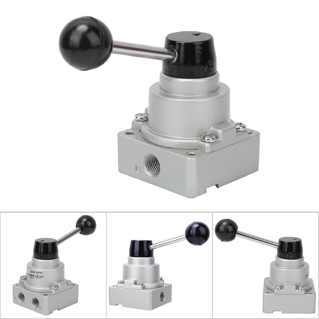 G14in Рычажный ручной клапан прямого действия из алюминиевого сплава 3-позиционный 4-ходовой VH20002 08kgfcm2