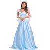 Gorgeous Female Adult Cinderella Dress Made Of Premium Polyester For Festive Occasions