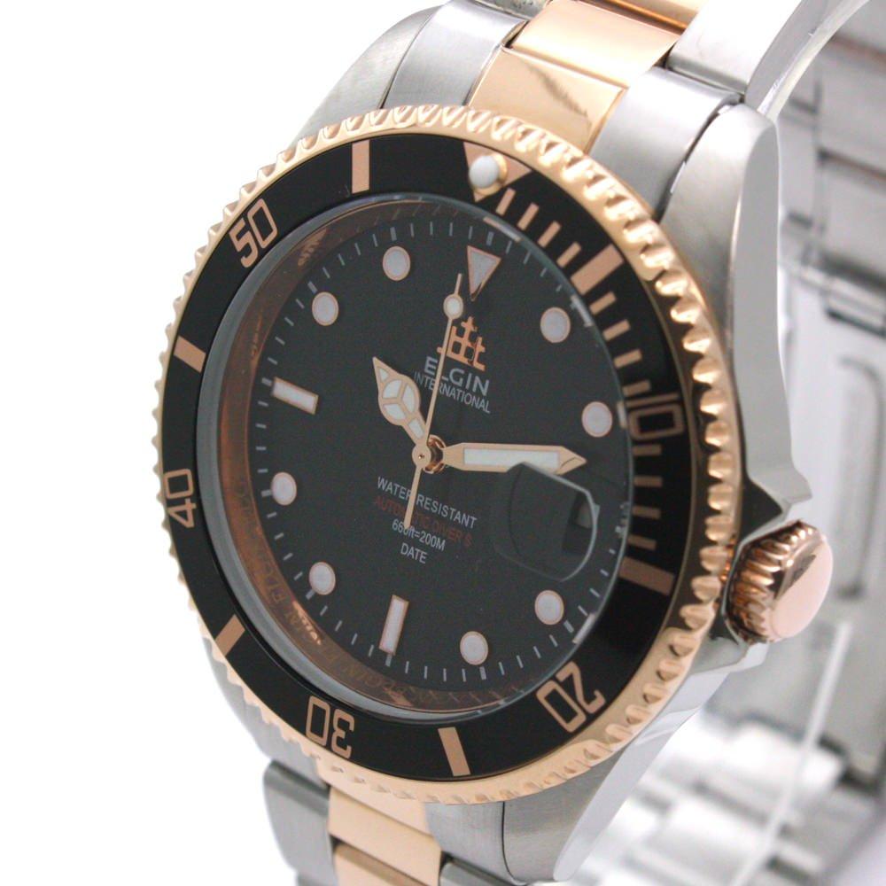 Часы серебряные [Elgin] FK1405PS-B мужские