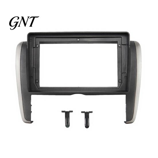 Double Din Radio Trim 9 Inch Car Dash Kit for Toyota Allion 260 2007-2016, Navigation ABS Plastic Housing Panel Frame, Stereo Install Bezel