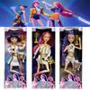 Kpop Demon Hunters Action Figure Toy Derpys Tiger Rumi Mira Zoey Sussy with Colorful Lights Theme Song for Fans Christmas Gifts