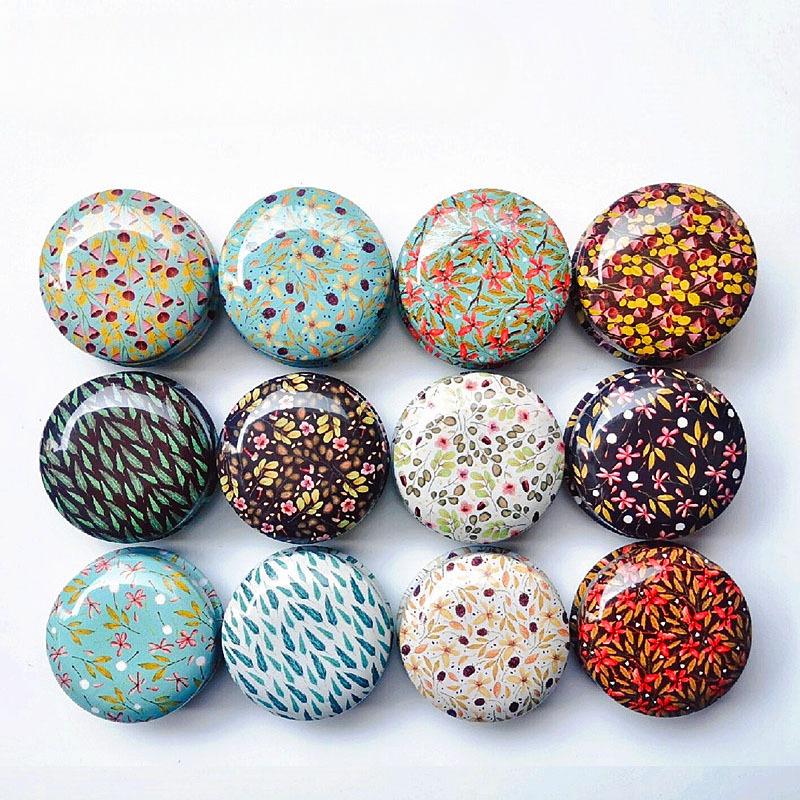 12pcs Mini Aromatherapy Candle Circular Small Iron Box Homemade Mint Cream Packaging Box Tinplate Small Round Iron Can Box