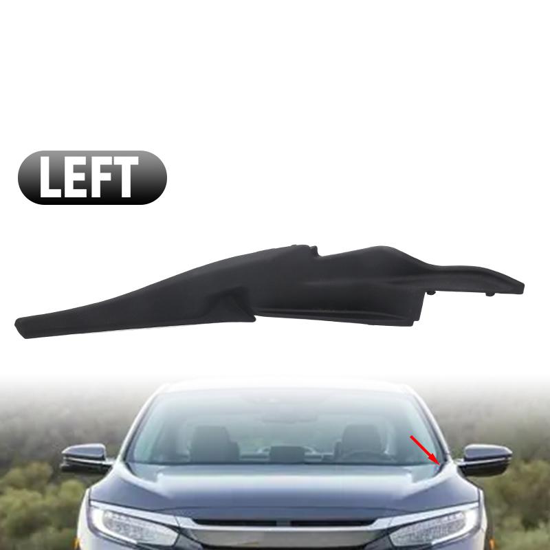 Car Front Windshield Deflector Wiper Cowl Trim Cover for Honda Civic 2016 2017 2018 2019 2020 2021 74220-TEA-T00 74270-TEA-T00