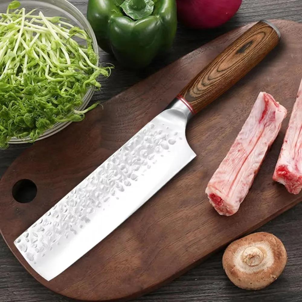 Профессиональный нож-топорик кованый кухонный нож для нарезки мяса и рыбы шеф-повара из нержавеющей стали нож для обвалки для кухонных инструментов