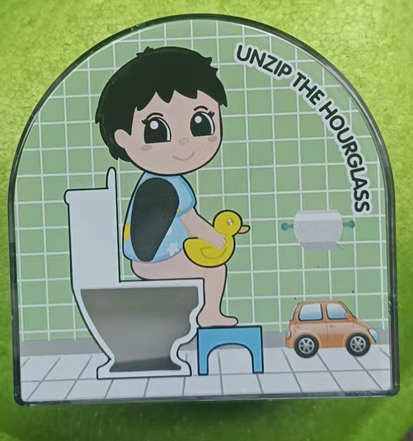 Трансграничный песочный таймер для туалета: Устройство для 5-минутной декомпрессии и сброса давления