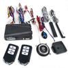 Universal car alarm system with passive keyless entry, one-button start and remote control
