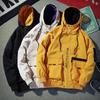 Spring and Autumn New Jacket Men's Casual Jacket Loose Hooded Top Youth Hong Kong Style Billboard Casual Workwear Top