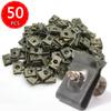 10-50pcs Car Motorcycles Metal Screw Fastener Clips U-Type Clip with Screw Anti-rust Protection Clip Screw Buckle Iron Sheet