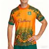 Летняя Австралия Новый мужской тренировочный топ для регби, Повседневный и дышащий топ, Унисекс, Спортивная быстросохнущая футболка