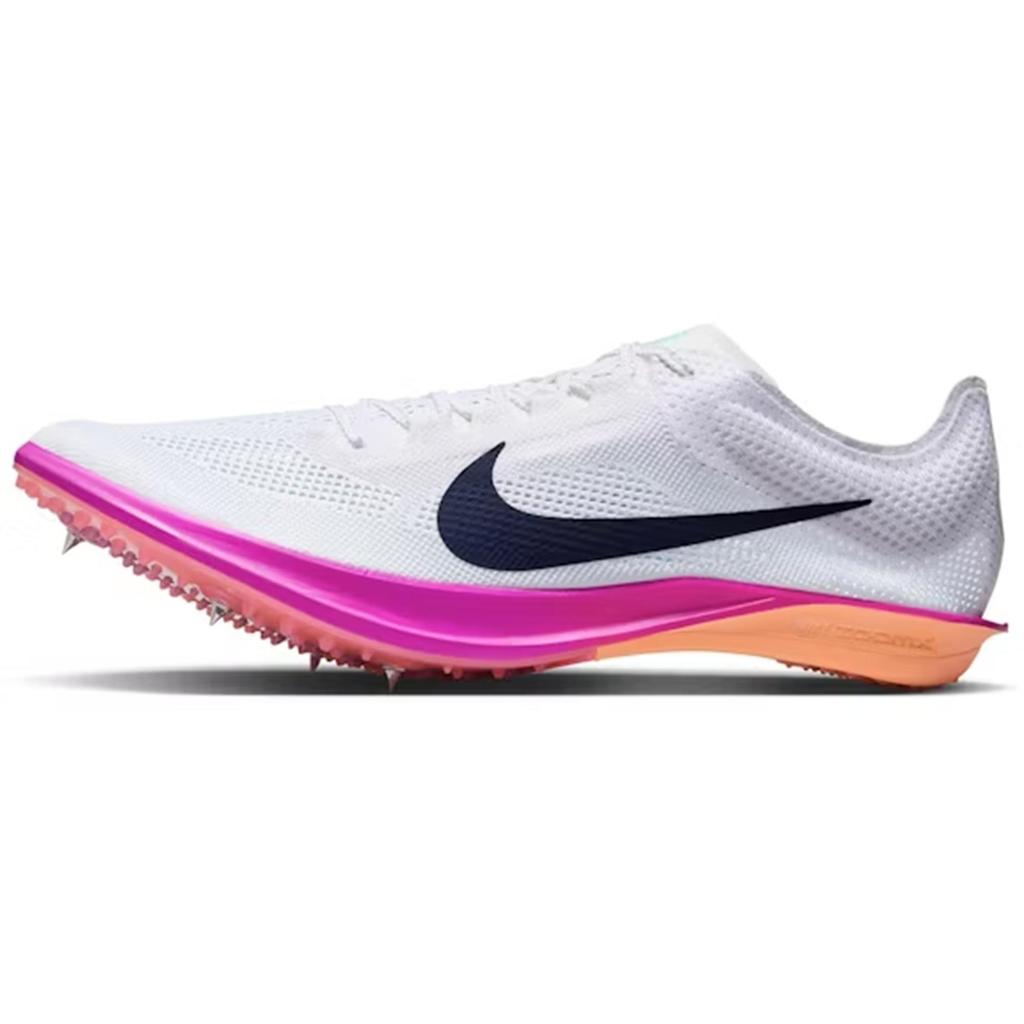 Nike ZoomX Dragonfly 2 'Белый Огненно-Розовый' (унисекс) Белые / Гипер Бирюзовые / Огненно-Розовые / Обсидиановые Беговые Кроссовки FD8413 100