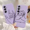 Мягкий силиконовый чехол Hand Lines для Xiaomi Redmi Note 13 Pro 13C Poco C65 Samsung A35 A55 M35 Huawei Honor 200 iPhone Camera Защитный противоударный чехол