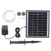 Solar Oxygen Pump 10V 6W Shockproof Small Lightweight Solar Water Air Pump for Fish Tanks Aquariums