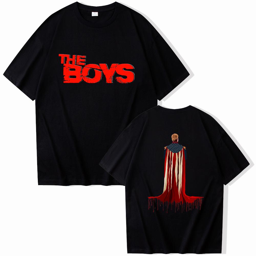 The Boys Tshirts Mens TV Show Starlight Women T-Shirts Homelander Funny T Shirt Cotton Fashion Designer Male Clothes Tops Tees